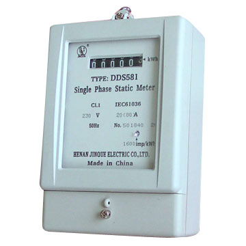 Single Phase Electric Energy Meters