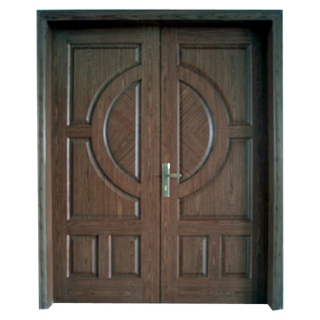 Dark Rosewood Double Doors