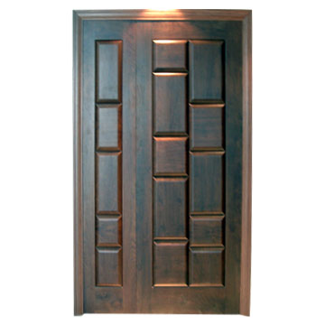 Black Walnut Double Doors