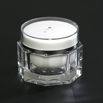 Octagonal Acrylic Jar