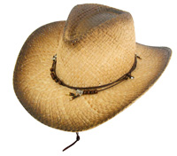 Fashion straw cowboy hat