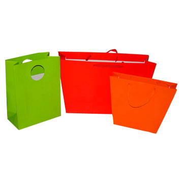 Die Cut Paper Bags & Trapezoid Bags