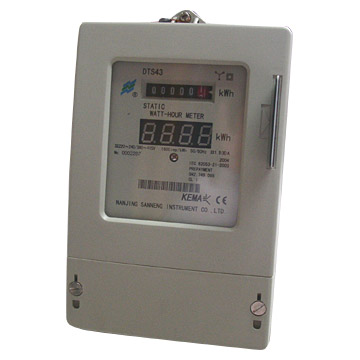 Three-Phase Static Prepayment Watt-Hour Meters