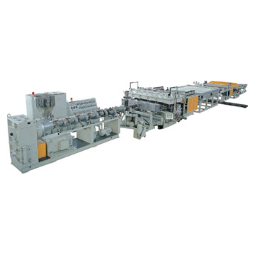 PC Hollow Cross Section Plate Extrusion Line