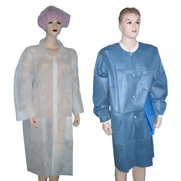 Non-Woven Lab Coats (Frock)