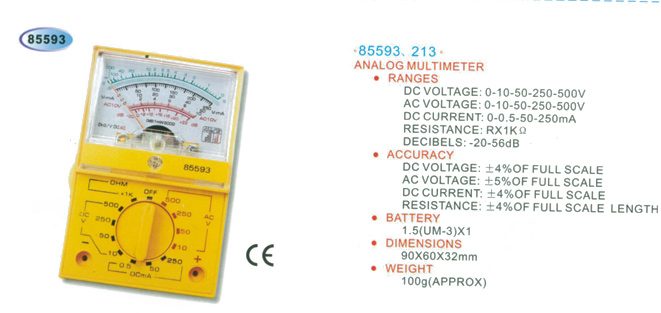 Analog Multimeters