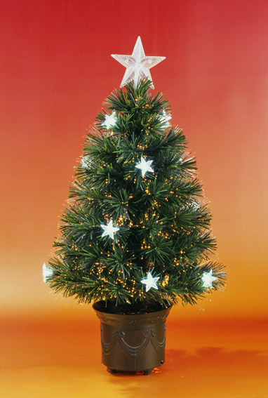 lighted christmas tree 