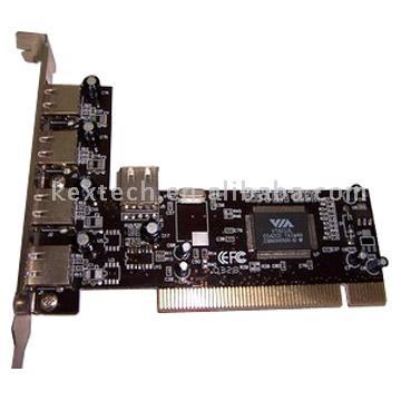 USB 2.0 4+1 Ports PCI Cards