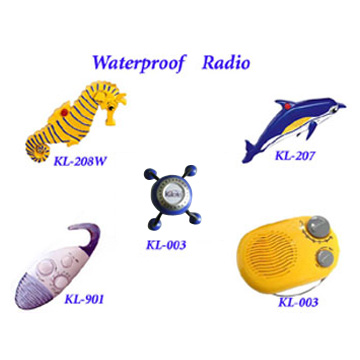 Waterproof   Shower Radios