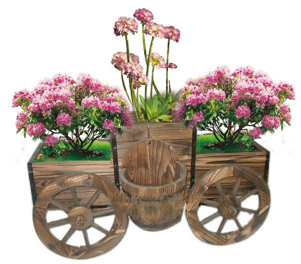 Wooden planter