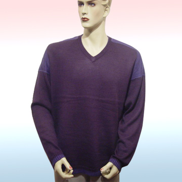 Men's V-Neck Long Sleeve Sweaters