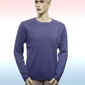 Men's Round-Neck Long Sleeve Pullovers