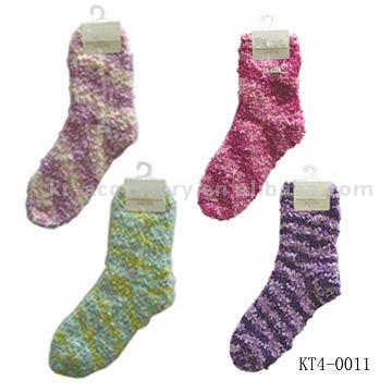 Microfibre yarn sock 