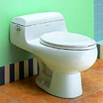 Siphon Vortex One-Piece Toilets