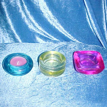 Glass Candle Holders