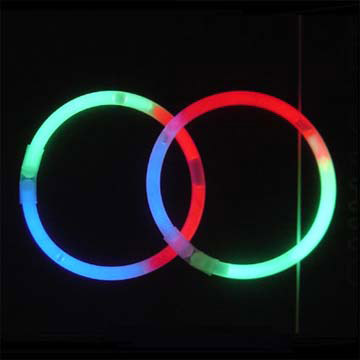 Glow-in-the-Dark Three-Color Bracelets