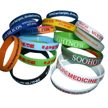 nted Silicone Wristbands