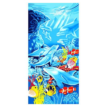 Reactive Printed Beach Towels