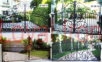 Grandeur Series Forged Iron Gates