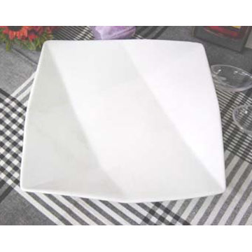 Square serving plate