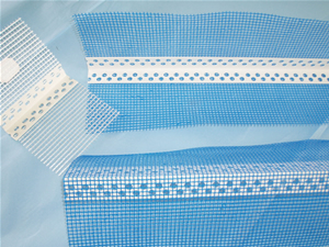 PVC profile with fiberglass mesh