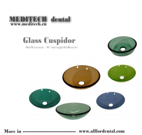 dental glass cuspidor