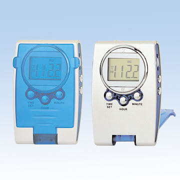 Digital FM Radio W-LCD Alarm Clocks