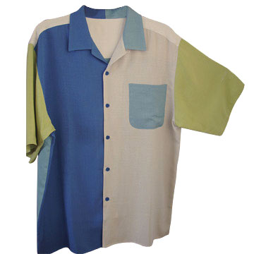 Men's 100% Silk Multicolor Shirt
