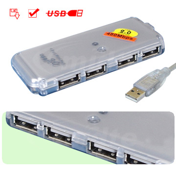 Super Silm 4-Port USB 2.0 Hubs