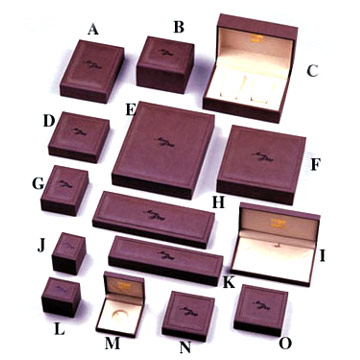 Embossed Paper Jewelry & Watch Boxes