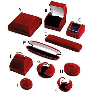 Velvet Jewelry & Watch Boxes