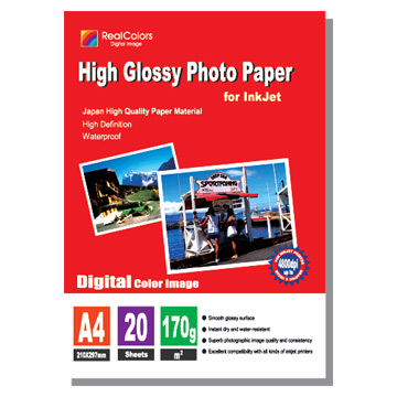 170g High Glossy Inkjet Photo Papers