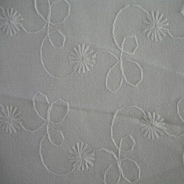 Pure Cotton Embroidered Fabric