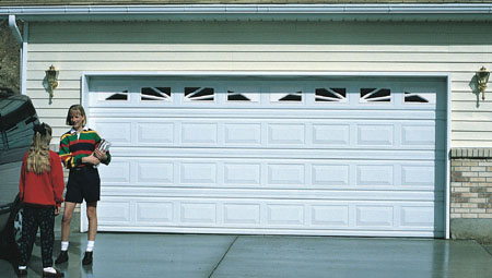 Sectional garage door