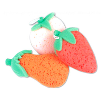 Fruit-Shaped Sponge