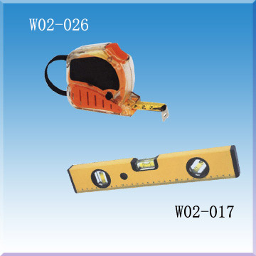 Measuring Tape And Aluminum-Alloy Level