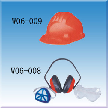 Protectors Set And Safety Helmet
