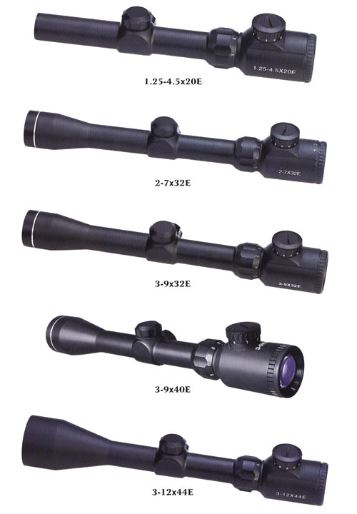 3-9X40,3-12X50,4-16x50e RIFLESCOPE