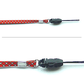 Flat polyester lanyard 