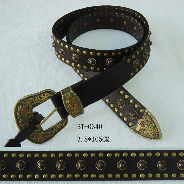 Buckle Rhinestone Belt