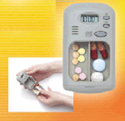 pills box with reminder timer