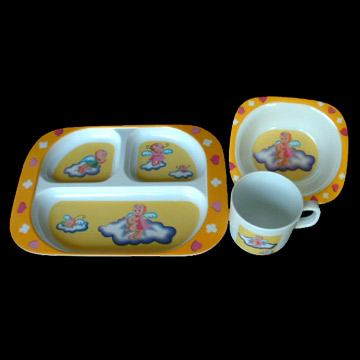 3pcs Kid's dishware  