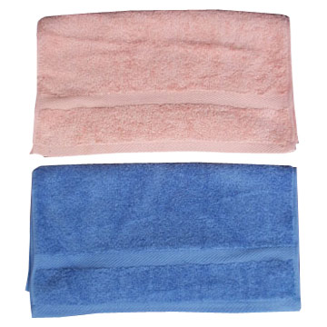 Satin Border Towels