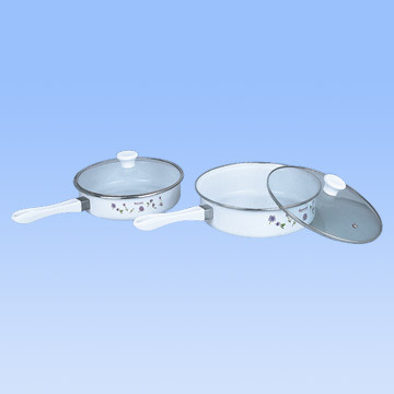Frying Pans with Glass Lids