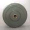 3" hard rubber wheel