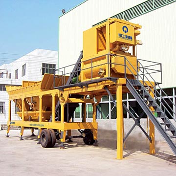 Mobile Concrete Mixing Plant