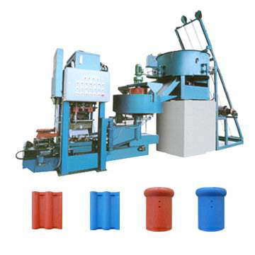 High-Speed Colored Roofing Tile Molding Line