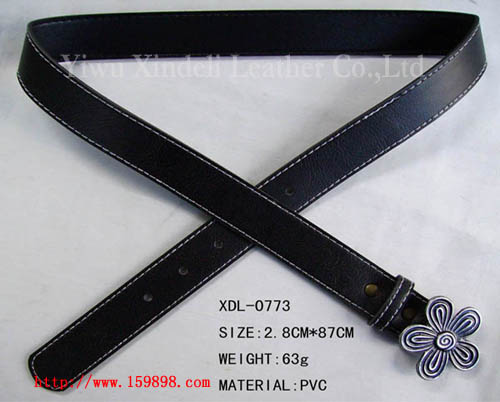 Leather belt