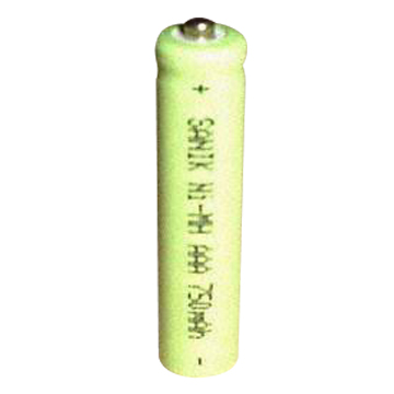 NiMH AAA 750mAh 1.2V Battery