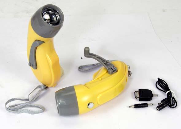 crank dynamo flashlight